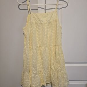 Charming Yellow Kids Dress
